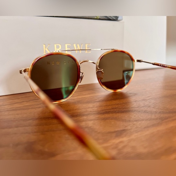 KREWE Sunglasses - PORTER - 12K Titanium + Hawksbill POLARIZED - Picture 5 of 10